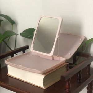 Vintage Mary Kay Light Pink Compact Mirror
